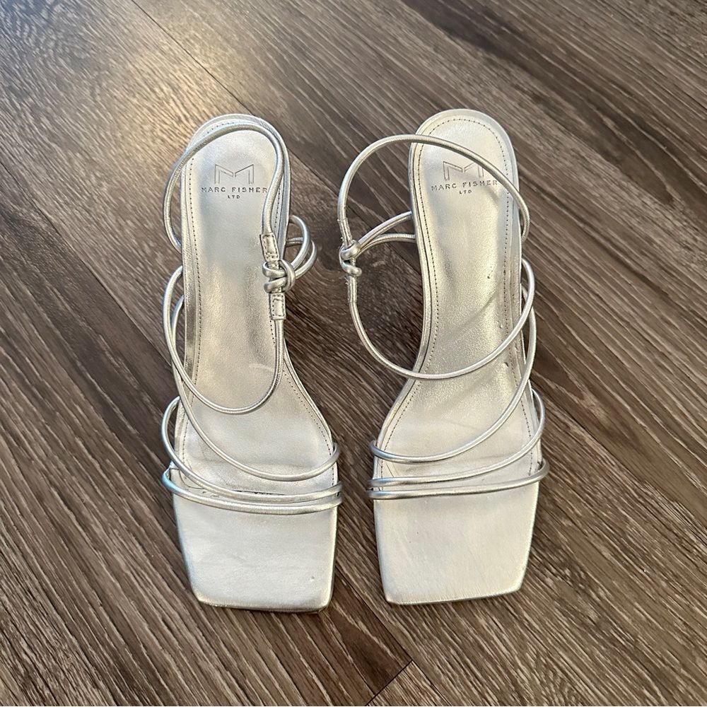 Marc Fisher Strappy Square-Toe Dami Heel